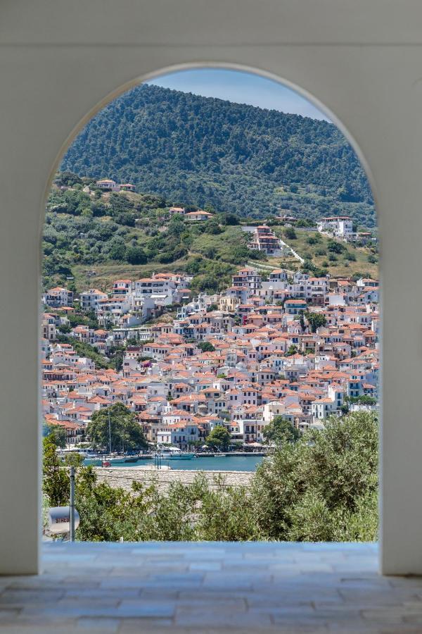 Sunshine Pool Villa Skopelos Town Bagian luar foto