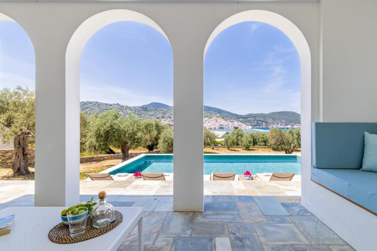 Sunshine Pool Villa Skopelos Town Bagian luar foto