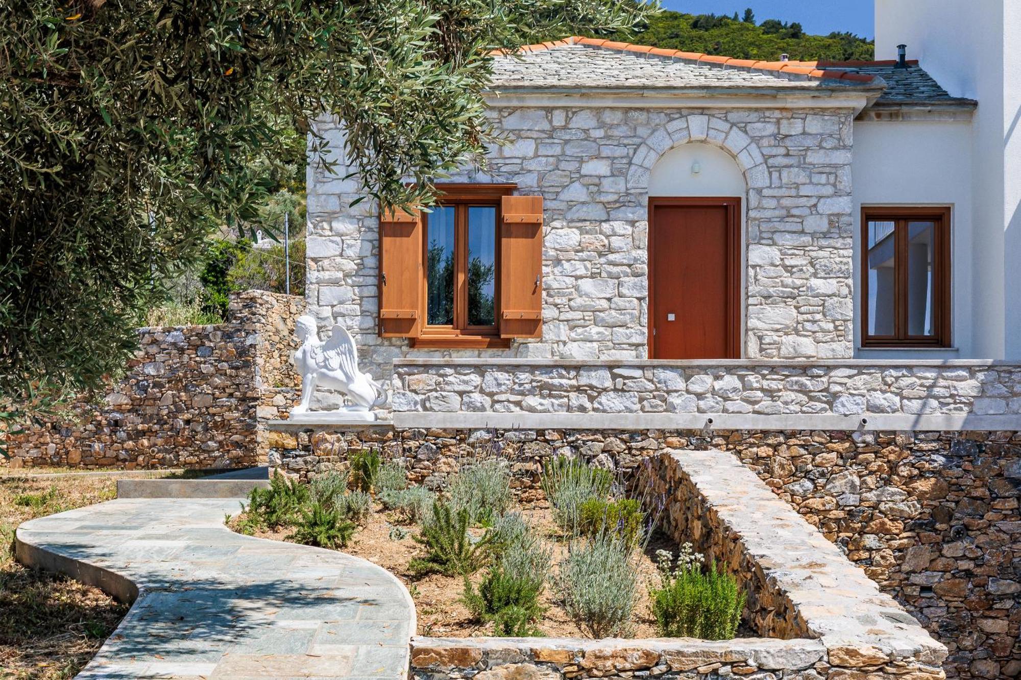 Sunshine Pool Villa Skopelos Town Bagian luar foto